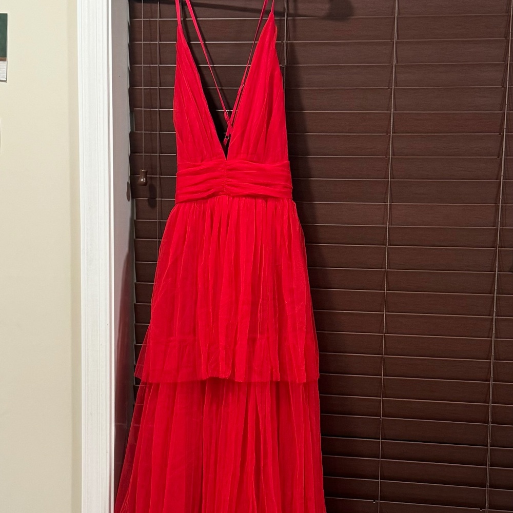 Red Dress Boutique “This is Love” Maxi Tiered Dress